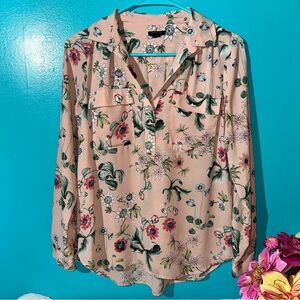 Ann Taylor floral blouse